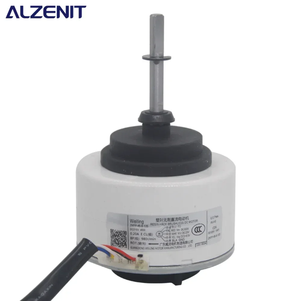 New For TCL Air Conditioner Indoor Unit DC Fan Motor ZKFP-45-8-105 DC310 45W 980r/min Conditioning Parts