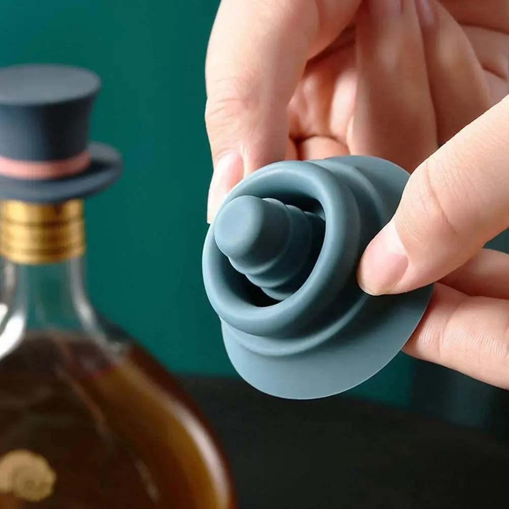 

Набор из 6 многоразовых герметичных пробок для красного вина, декоративные заглушки для бутылок, для сохранения свежести вина в стеклянных бутылках, кухонный гаджет