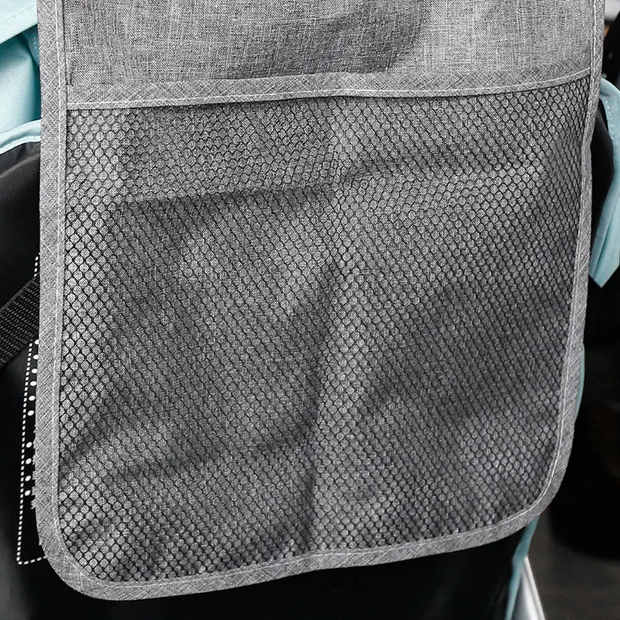 ベビーカー収納袋ベビーカート屋外ポータブルハンギングバッグ大容量ダブルポケットママオーガナイザーメッシュバッグ