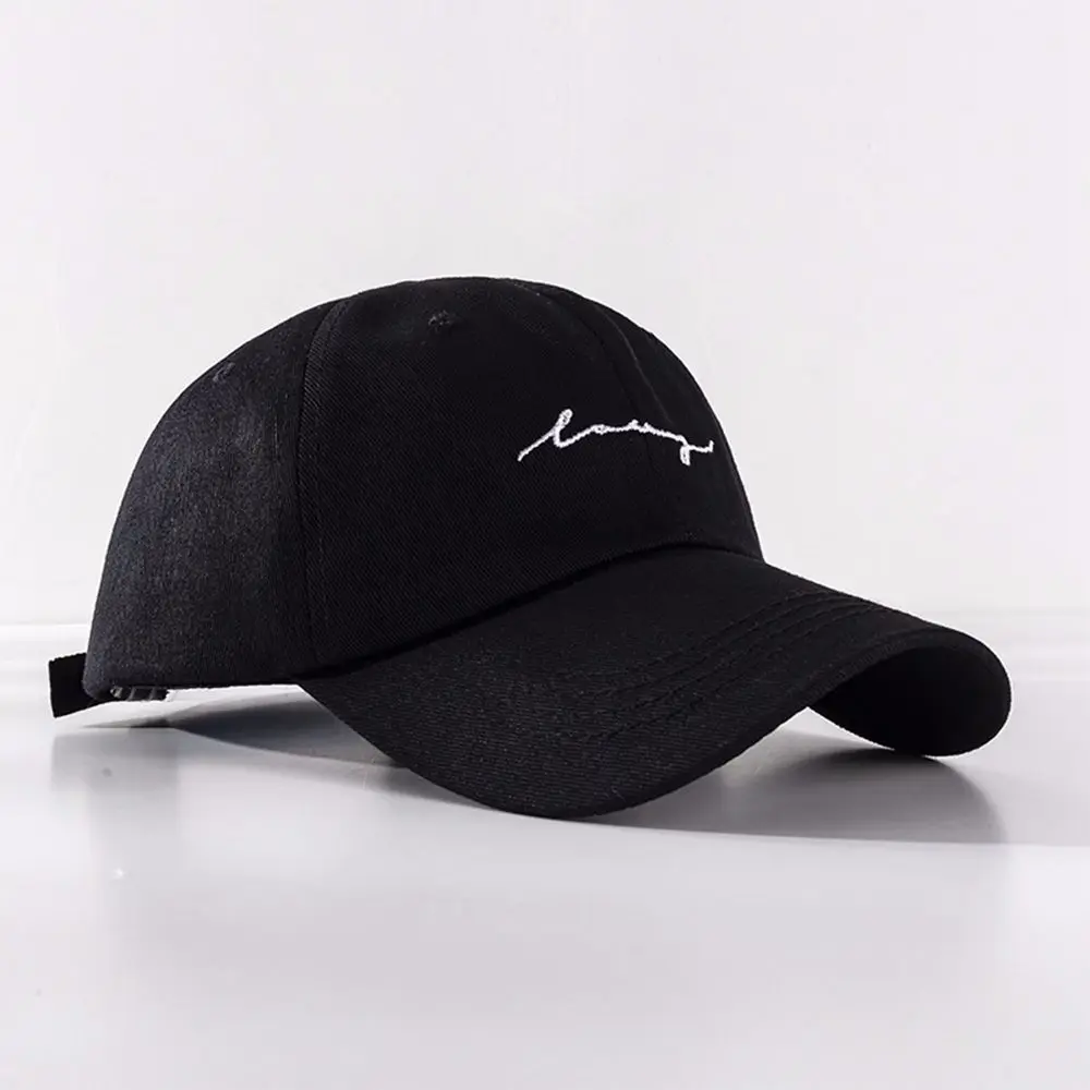 

Men Simple Cotton Summer Hop Hip Unisex Embroidery Baseball Caps Sun Hats Letter Caps