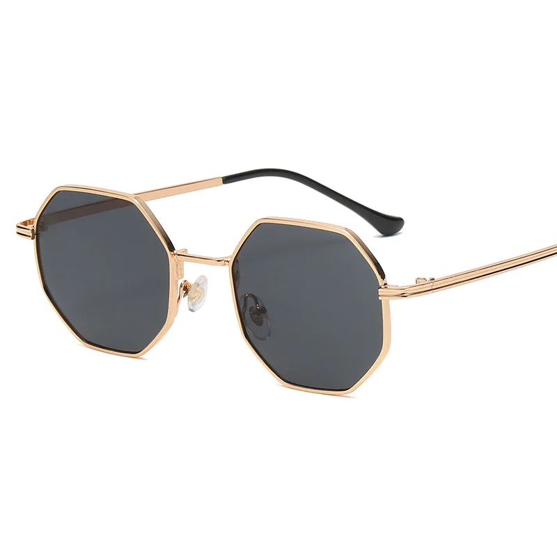 

New Fashion Vintage Women Sunglasses Classic Retro Metal multilateral Men Sun Glasses Wholesale