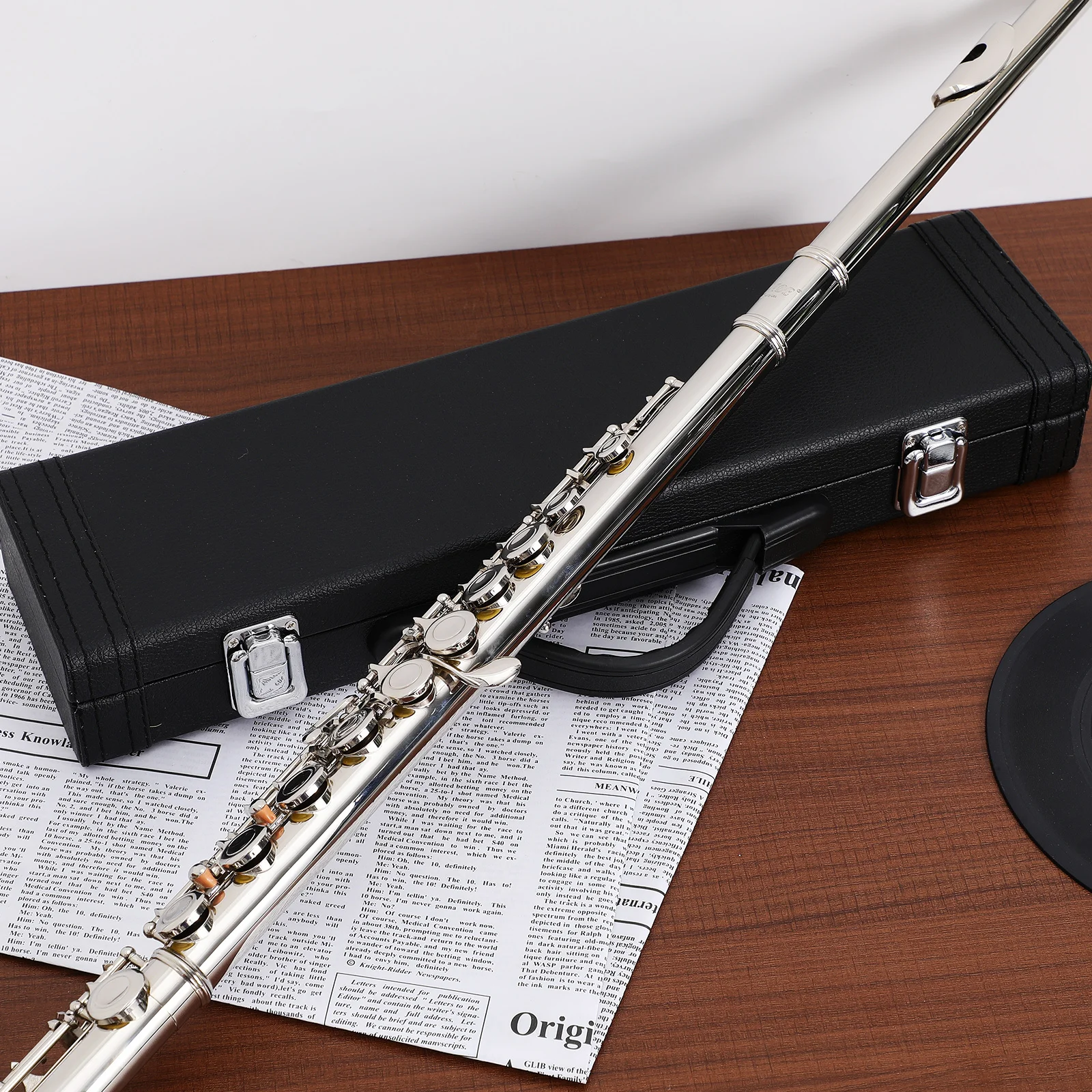 

C Flute For Beginners Students Professional Closed Hole Lightweight Portable Practice Flute Tight Seal Durable