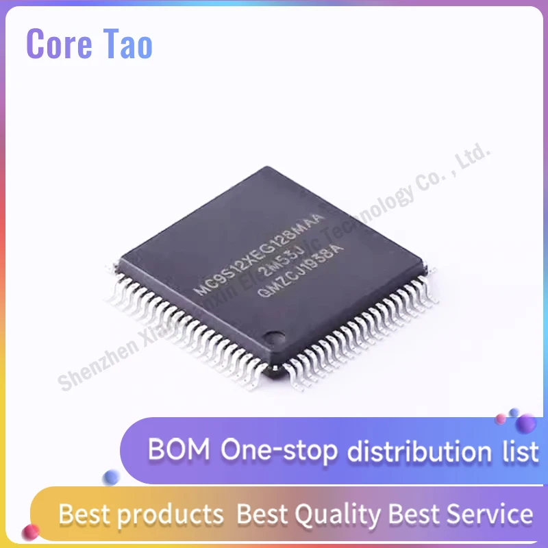 1pcs/lot MC9S12XEG128MAA MC9S12XEG128 QFP80 Microcontrol processor chips in stock