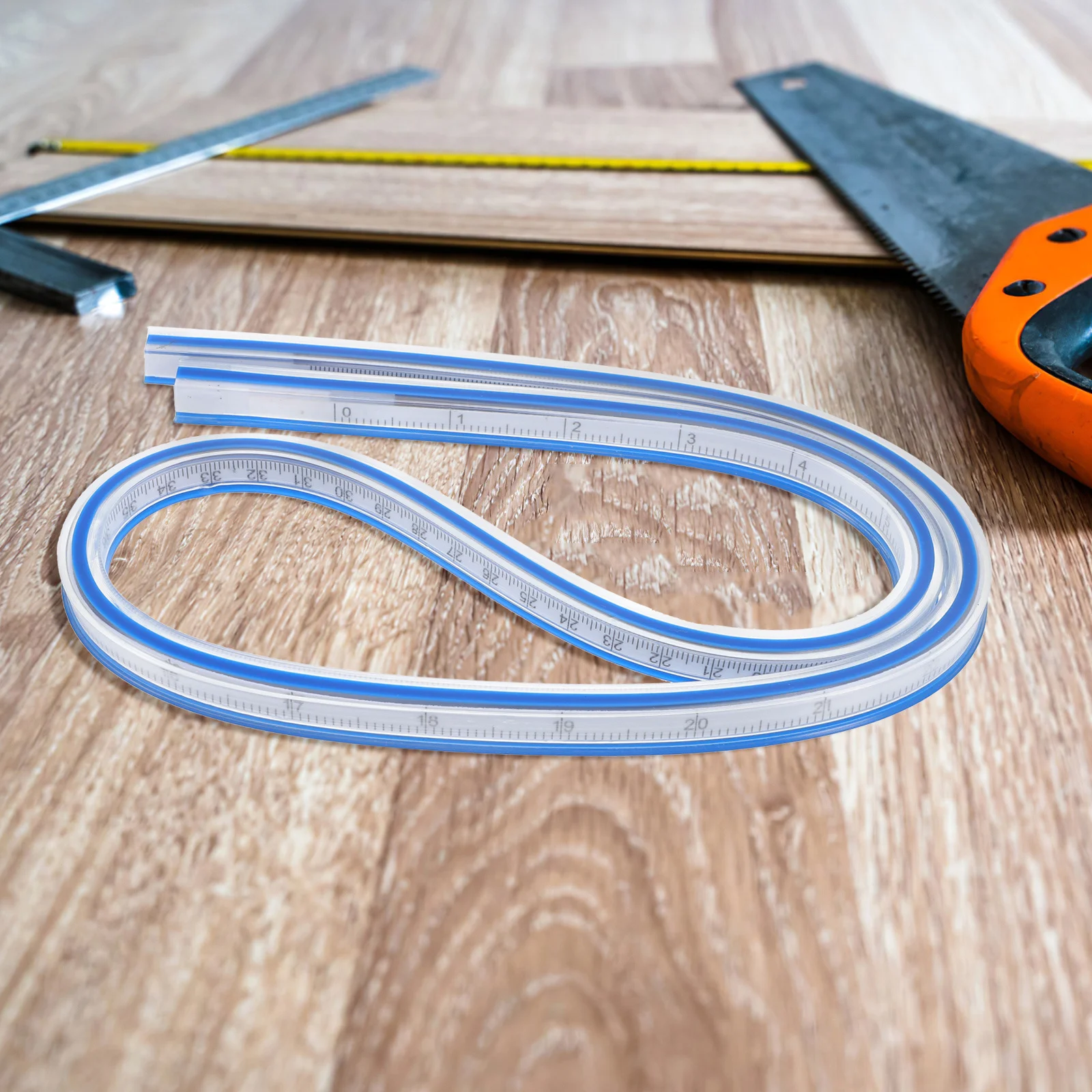 Flexible Curve Ruler 60Cm Bendable Ruler For Sewing Pattern Making Drafting Engineering Design Durable Multifunctional