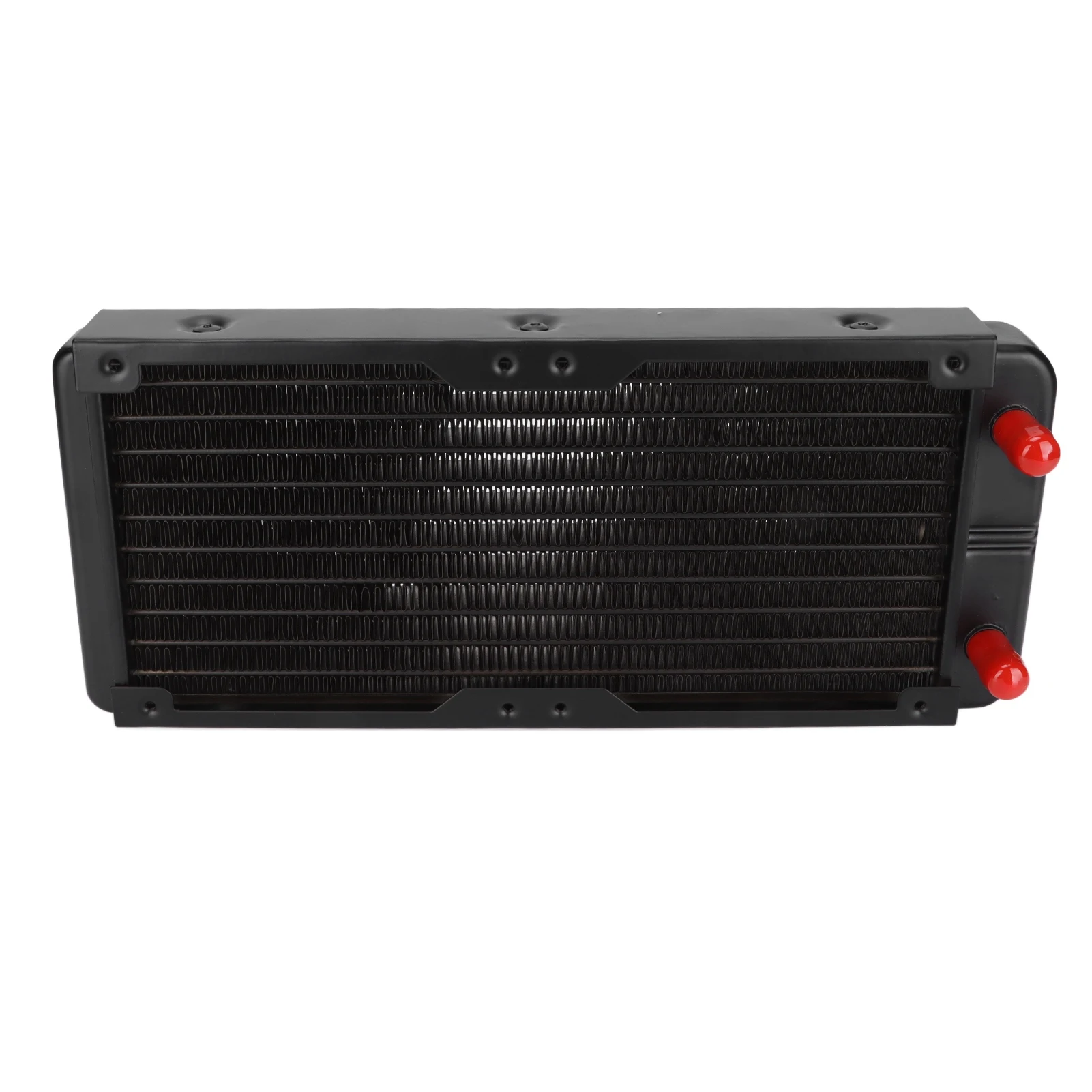 مشعات ألمنيوم مع موصل فم باغودا ، من من من الخارج ، تبديد حرارة جيد ، تركيب بسيط ، 10 أنابيب ، مبادل حراري ألمنيوم