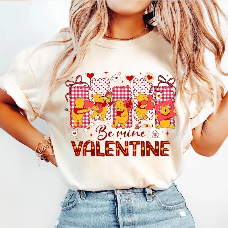 

Be Mine Valentine Tee, Winnie the Pooh Valentine's Day Shirt