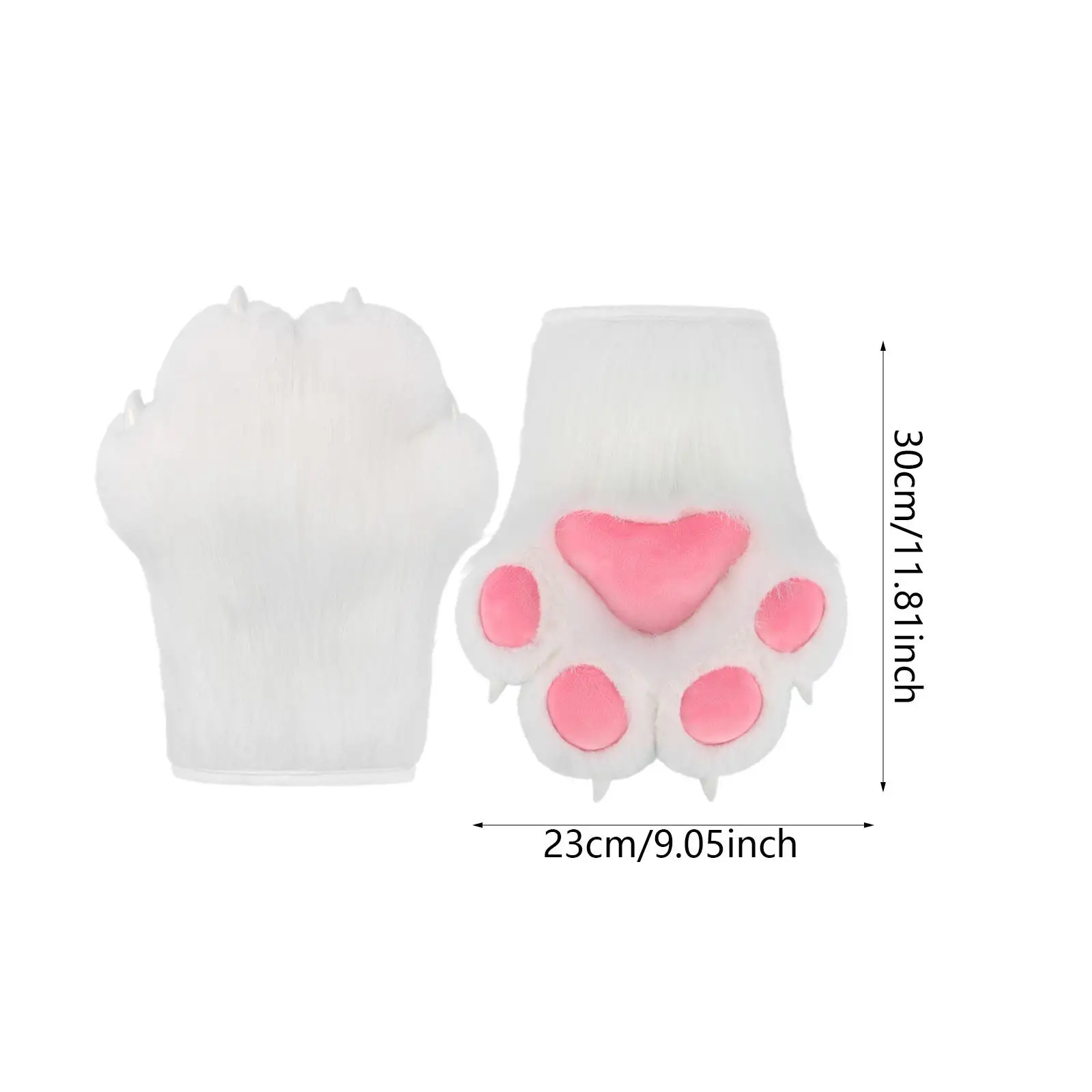 Guanti con zampe di gatto Vesti accessori per costumi cosplay con artigli di animali per club di spettacoli teatrali Carnevale in maschera di Halloween