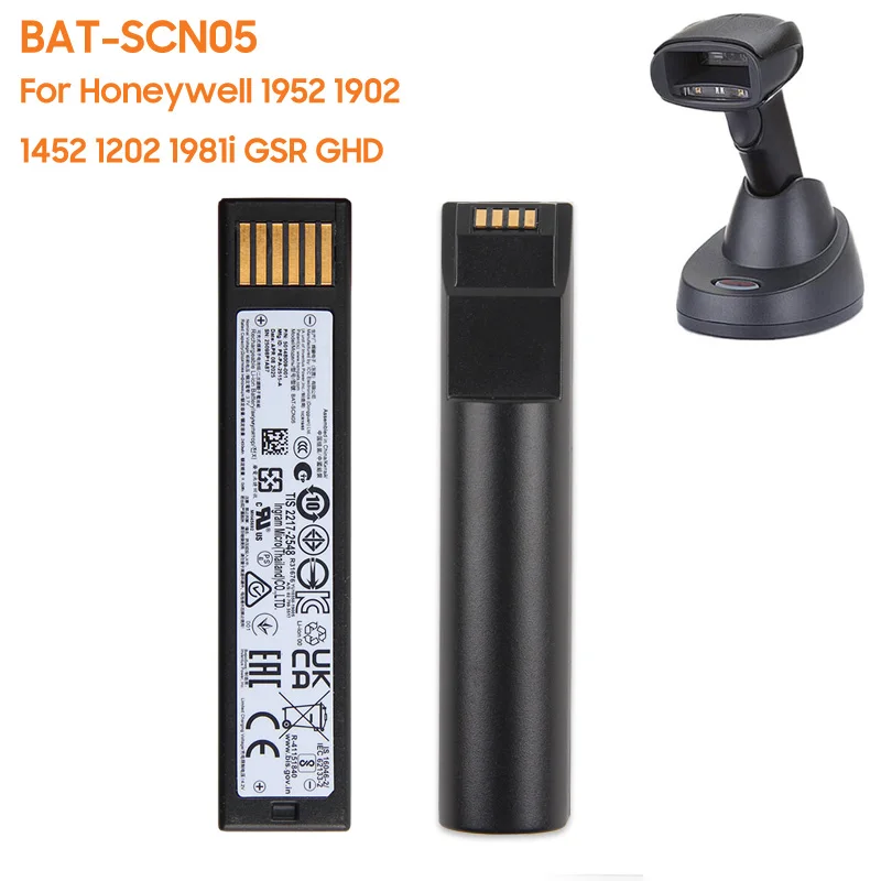 

Сменная батарея 2450 мАч 3.7В BAT-SCN05 для Honeywell 1952, 1902, 1452, 1202, 1981i, GSR, GHD