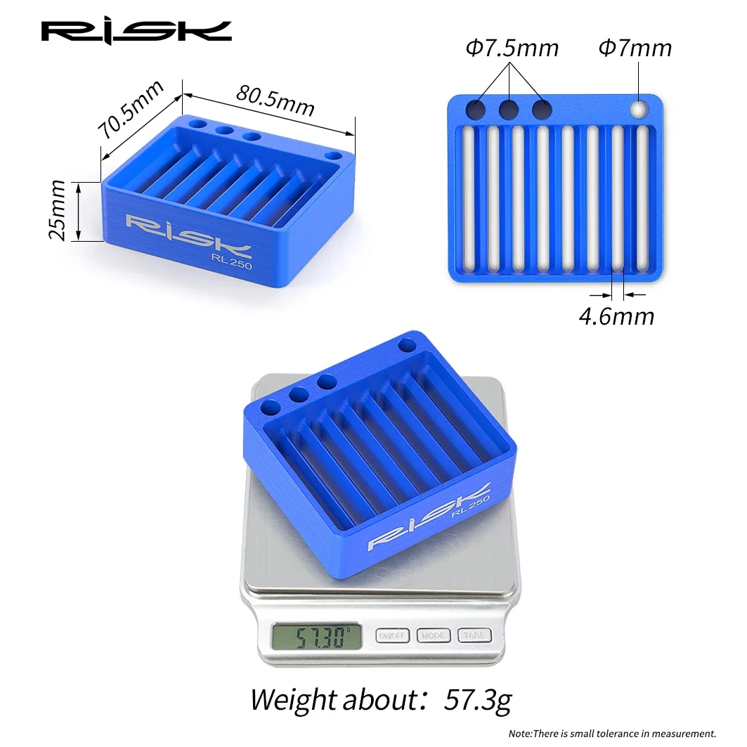 RISK Spoke Nipples Arrangement Tool, Mountain Road BIke Spoke Cap Storage and Organization Box, Cycling Accessories Parts