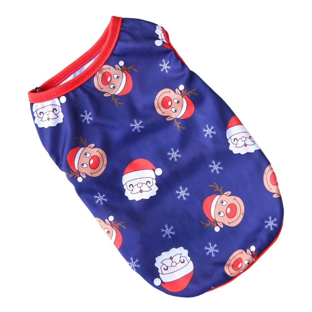 

Animal Christmas Pet Vest Small Dogs Winter Clothes Coats Medium Polyester Clothing Supply