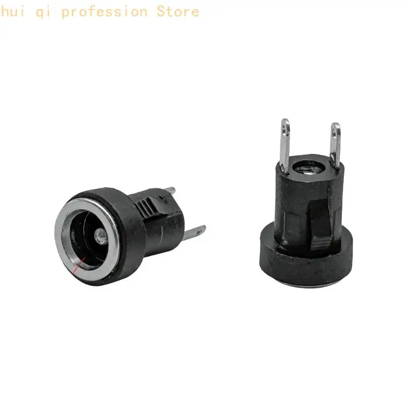 Weibliche Steckdose 5,5 x 2,1 mm, 2-poliges Kunststoffgehäuseteil mit Metallanschlüssen, 500er-Pack für Automobile und – Detail 7