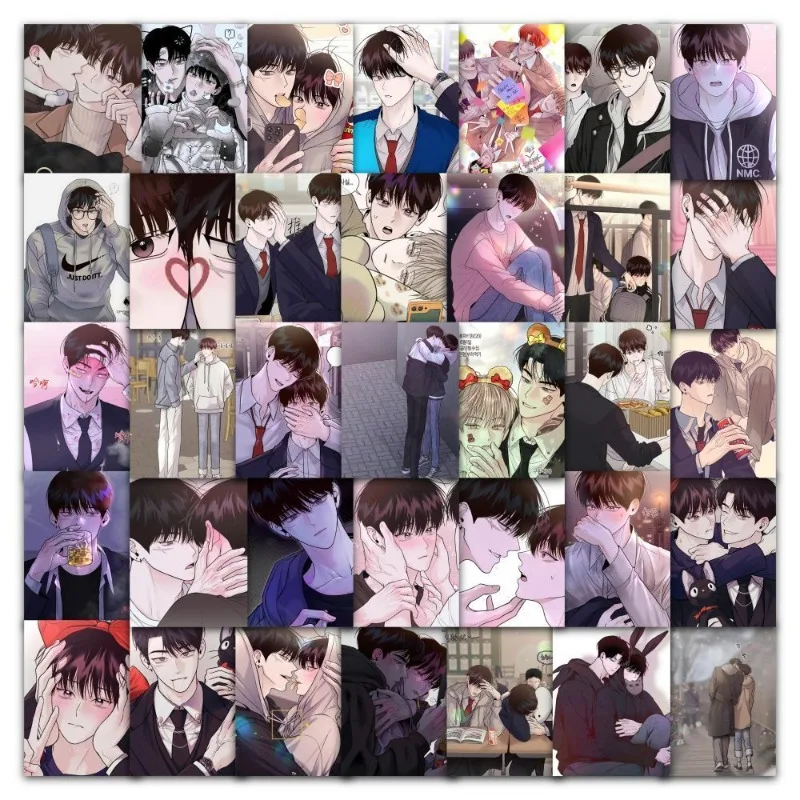

Monday's Savior Anime Stickers Won Yo-il Stationery Goo Yoon-won Student Message Falke Collection Friends Gift Diy Phone Case