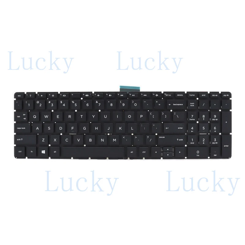 

f New without Backlit Keyboard for HP 17-BS 17-AK 17T-BS 17-BS078CL 17-BS088CL Ser
