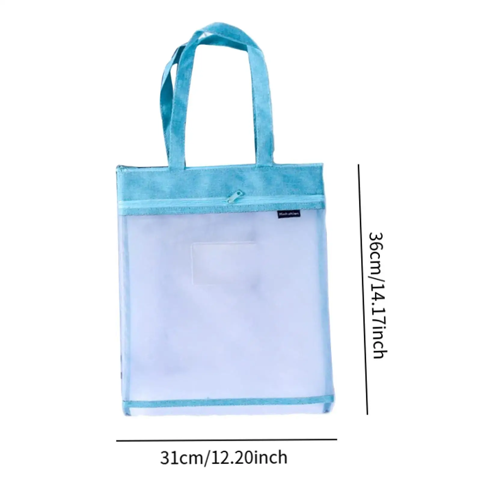 Student Book Pouch Multipurpose Practical Books Storage Bag Mesh Zipper Bag for Organizing A4 files Bills Homework Classroom