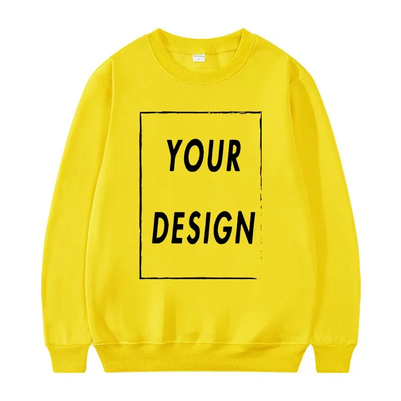 2025 Neuer Unisex Pullover ohne Kapuze mit individuellem Logo, Rundhals-Sweater, Modischer Freizeitpullover für Damen und Herren – Detail 9