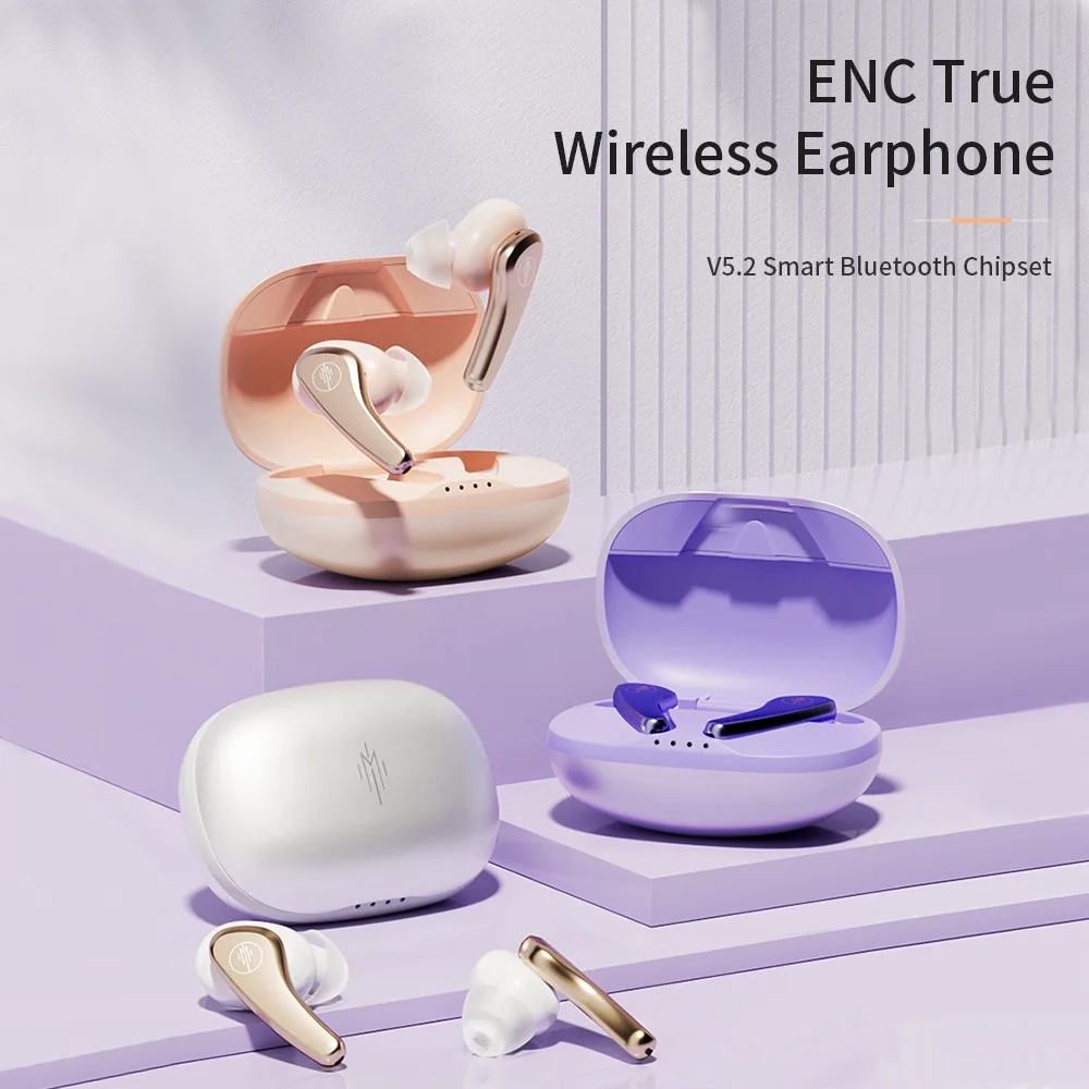 

TWS-наушники с шумоподавлением, поддержкой Bluetooth 5,2 и микрофоном