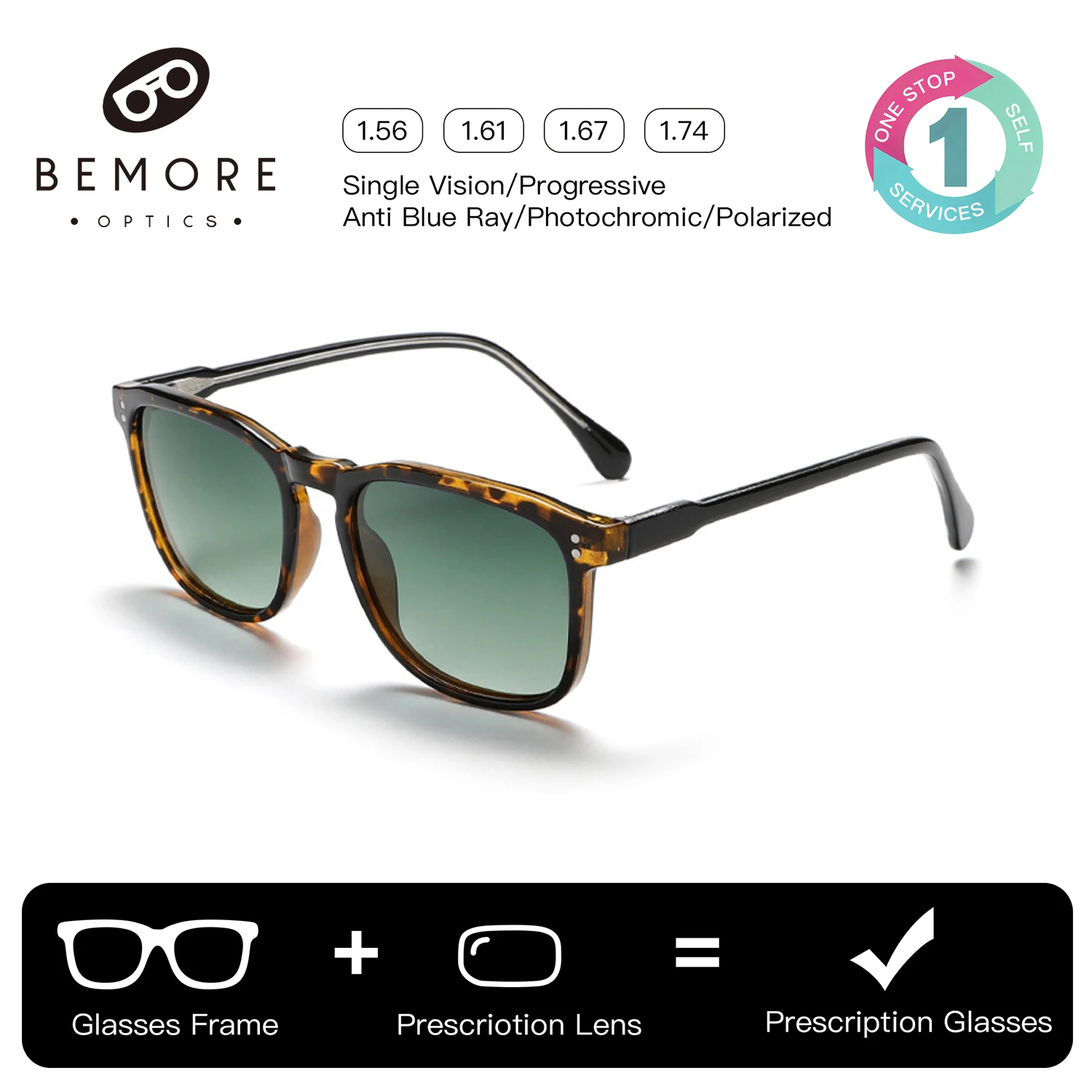bemore-square-prescription-sunglasses-for-women-acetate-polarized-uv400-progressive-shadow-men's-optical-lenses-glasses