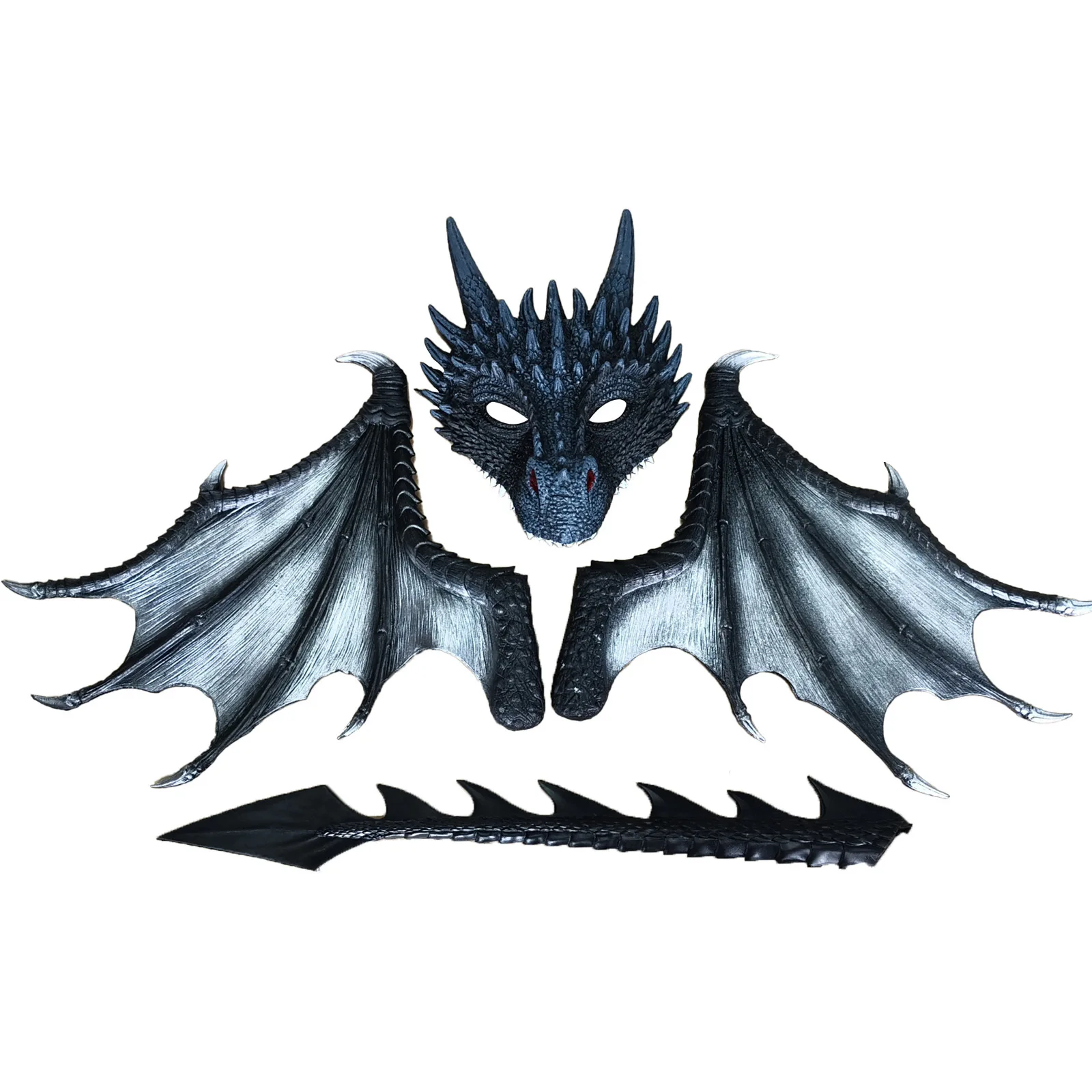 مجموعة أزياء الهالوين Mardigras كرنفال للأطفال الشيطان التنكري