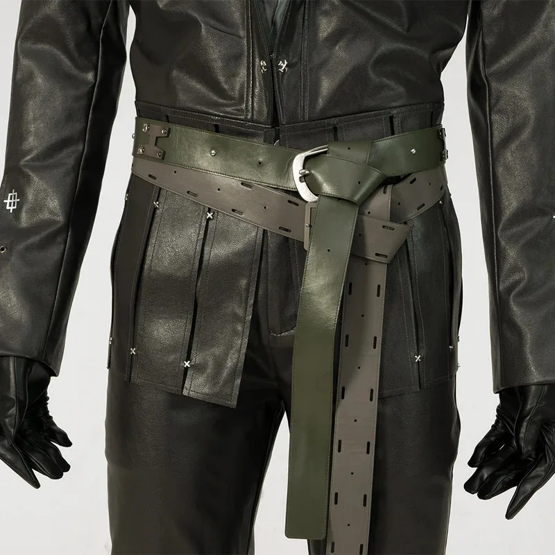 qq34Disguise FF16 CIDOLFUS TELAMON Косплей Костюм Фэнтези 16, костюмы Cid и аксессуары, наряд индивидуального размера