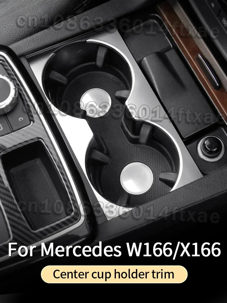 Water glass holder cover For Mercedes Benz ML320 350 GLE W166 coupe c292 350d GL450 x166 GLS Interior trim accessories