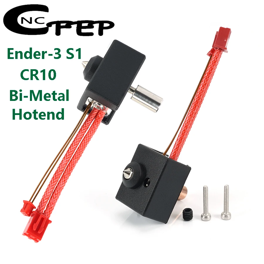 Top Quality 24V 40W Print Head J-head Heat Block Hotend 3D Printer Parts Bi-Metal Heatbreak Throat For Ender 3 S1 CR10 Smart Pro