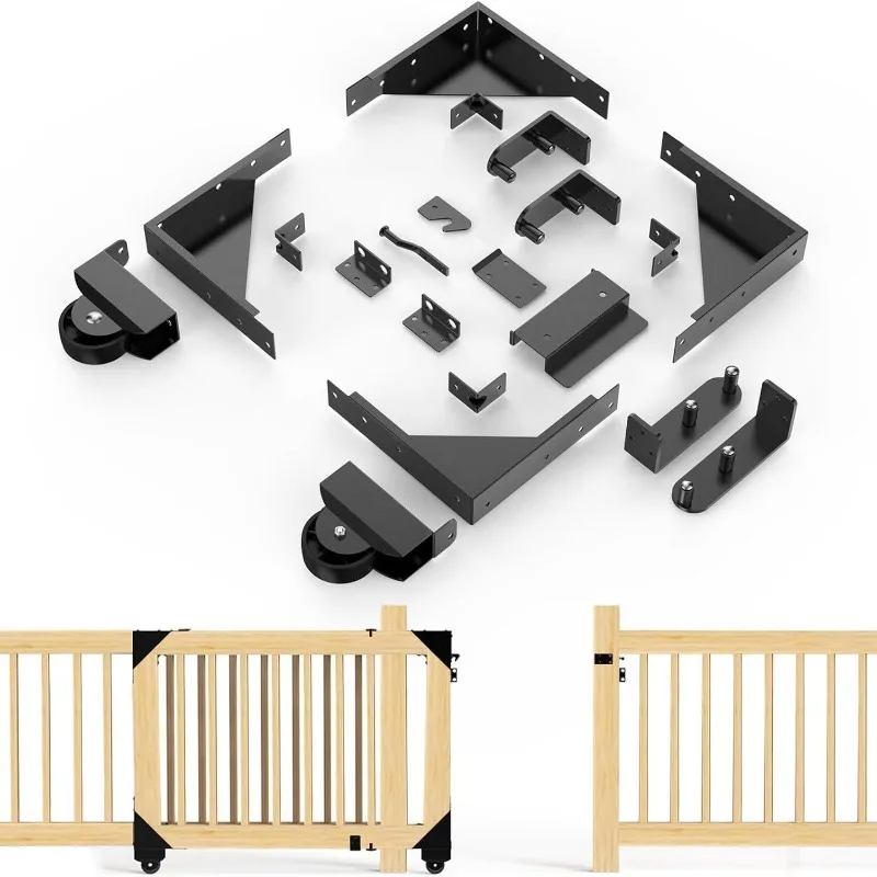 Sliding Door Kit, Black    Accesorios Para Auto