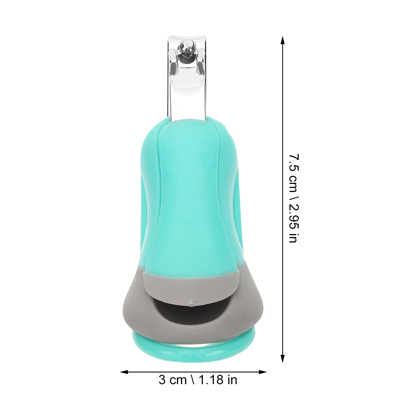 Nagelknipser, Edelstahlbesatz, ergonomischer Griff, Lupe, verstellbarer Winkel, Pediküre-Werkzeug für Zuhause