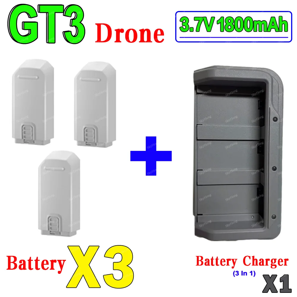 Originele Drone Batterij Voor LSRC GT3MAX/GT3 Dron 3.7V 1800mAh Batterij Voor GT3 RC Quadcopter Vervangende Batterij accessoire Onderdelen - afbeelding 1