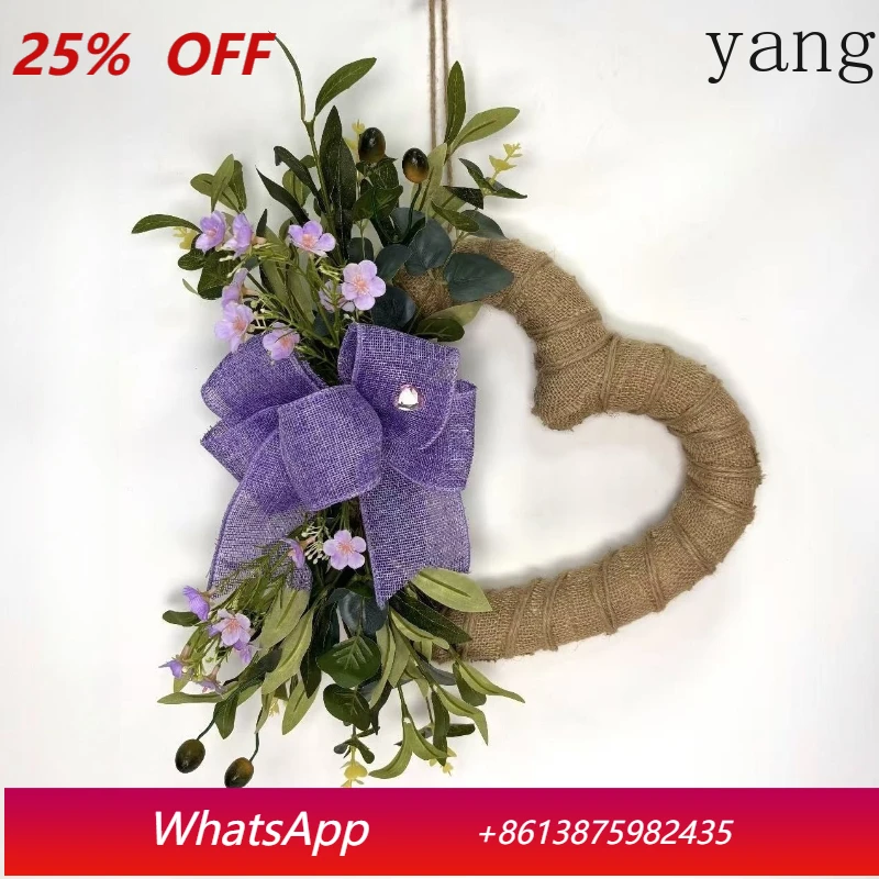 

LTT Mother's Day Wreath Festival Simple Love Styling Outdoor Home Door Hanging Decoration