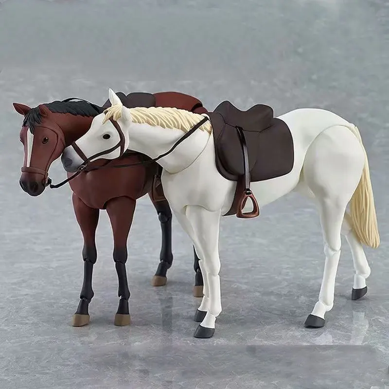 Sketch Horse Figurine Mannequin Drawing Art Painting Statues Miniature Horse Figma Doll Toy Decor House Decoration Home Ornament