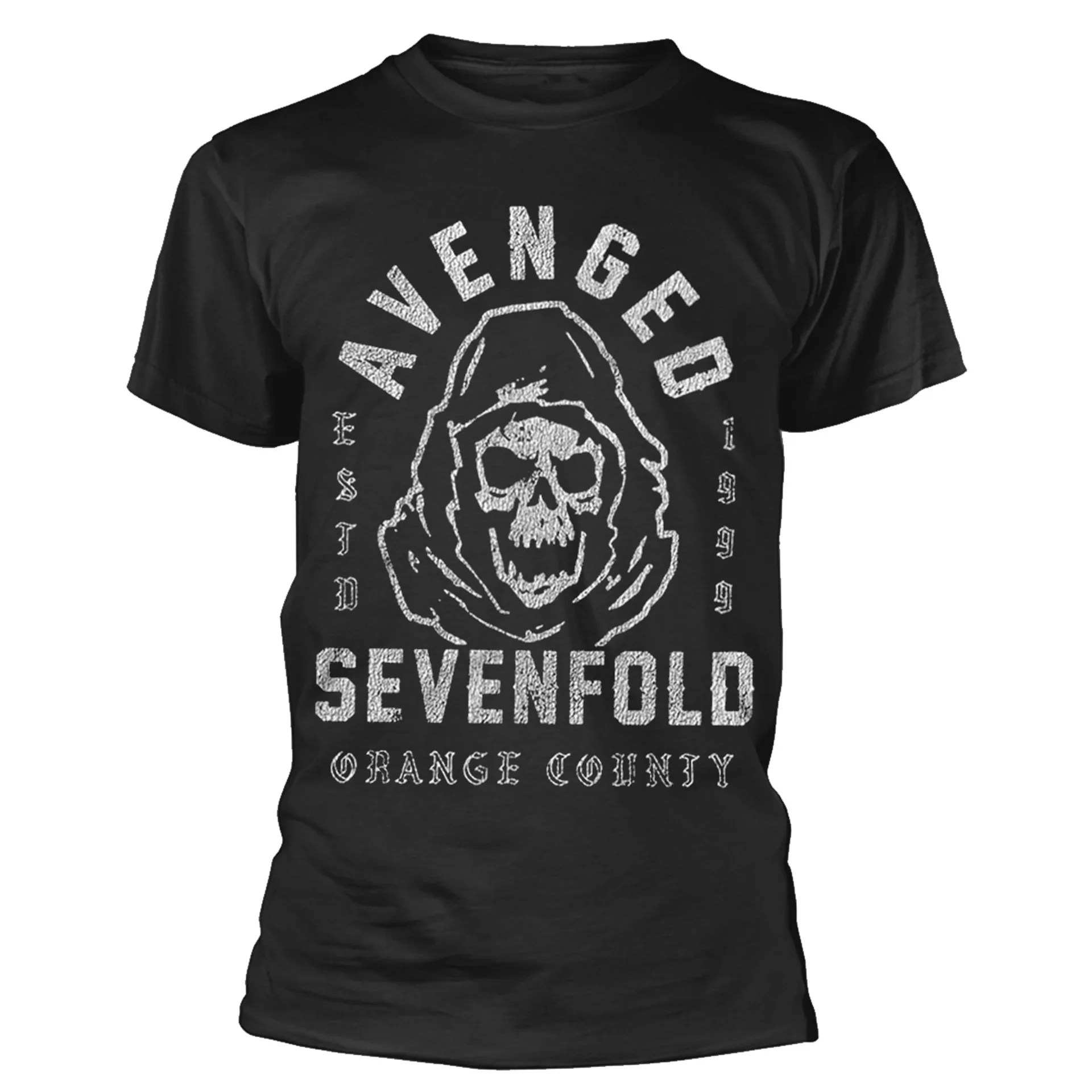 

Футболка Avenged Sevenfold So Grim Orange County для мужчин и женщин, хлопковая брендовая футболка с короткими рукавами в стиле ретро, хип-хоп, мужская летняя одежда