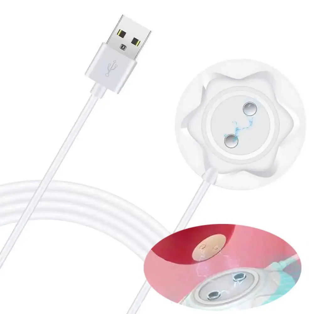 Vibrator USB Base Charging Cable Sexy Cute Rose Shaped Vibration Charging Wire Accessories USB Base Recharge Cable Adapter