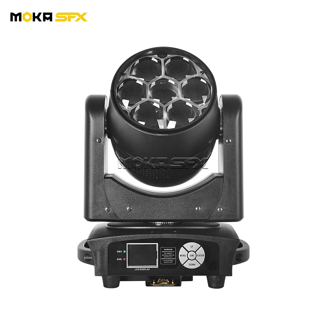 MOKA Bee Eye 7x40w Moving Head Light Zoom Wash Pixel LED Control RGBW 4 In 1 DMX Rotate Lens Stage Lighting DJ Disco Club