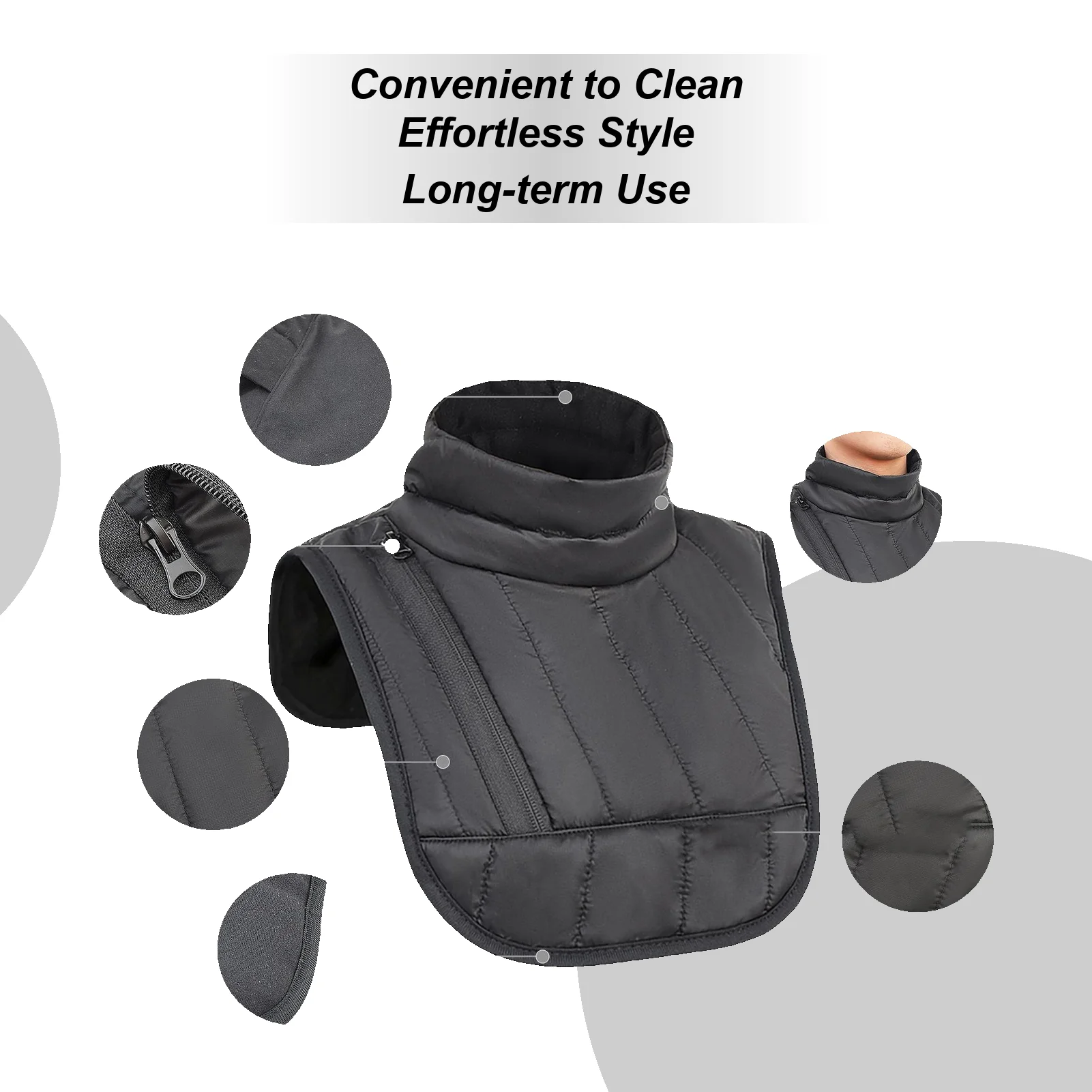 Neck Warmer Men Warmer Wrap Guard Scarves Windproof Neck Scarves For Adult Men Running Riding Fishing Outdoor Motorcycle Cold