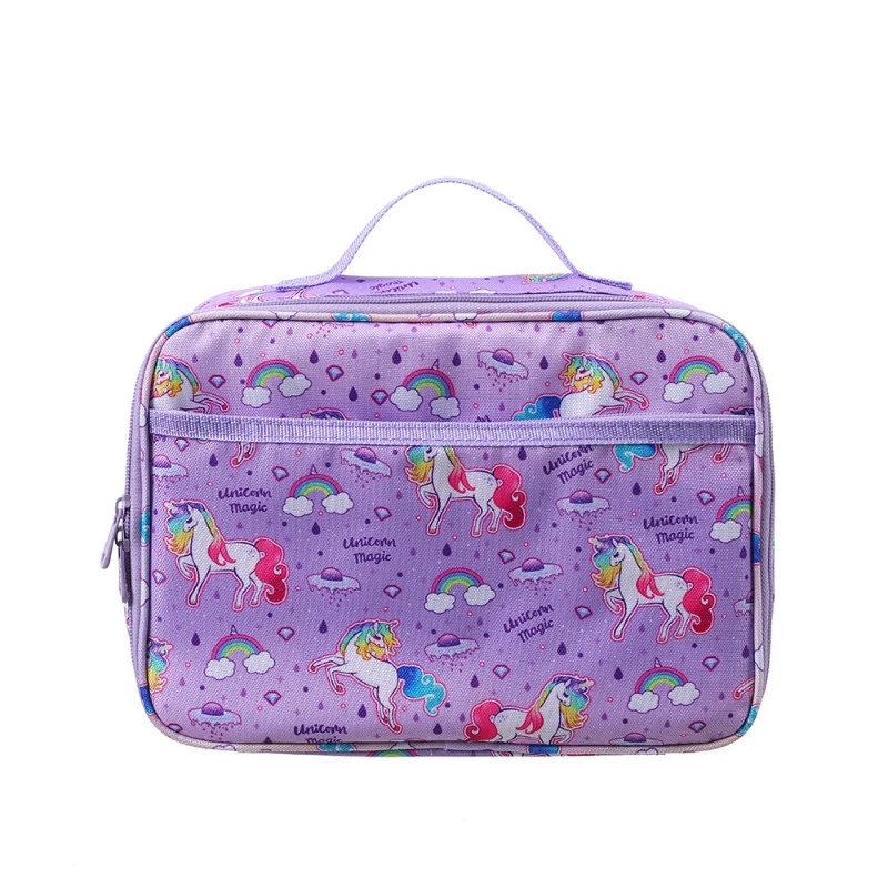 Mochila de unicornio Para niña, bolsa de almuerzo Para Madre y niño, Loncheras Para niño