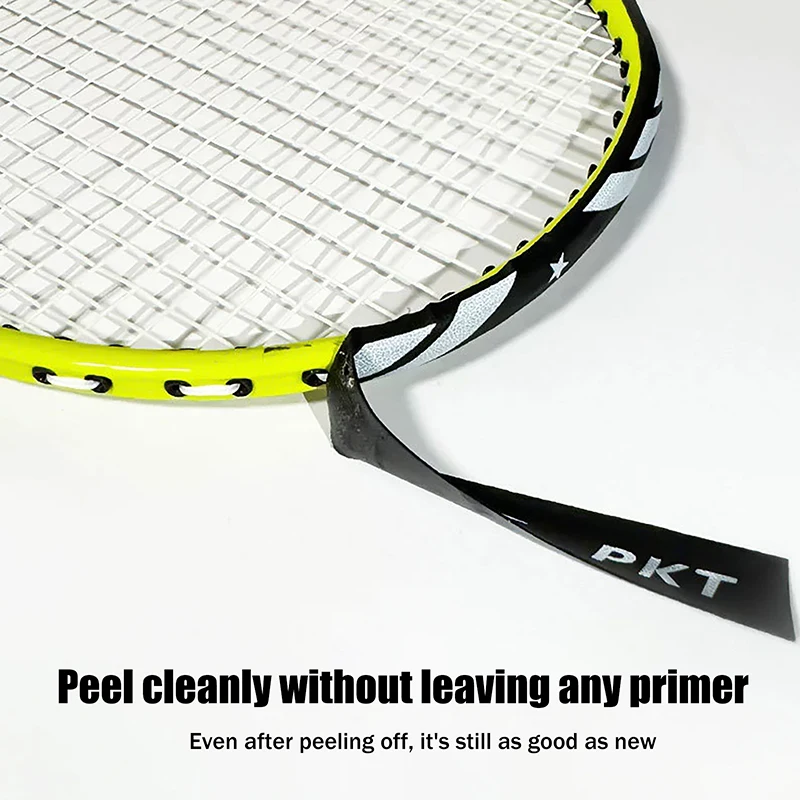 

10 шт. самоклеящаяся противокраска, износостойкая защитная лента для ракетки для бадминтона, спортивная лента для бадминтона
