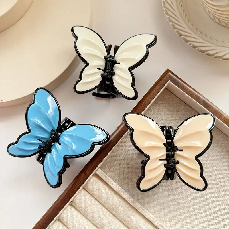 

1PC Butterfly Classic Design Sweet Hair Claw Butterfly Elegant Acrylic Hair Claw Clips Hair Accessories for Women Girls