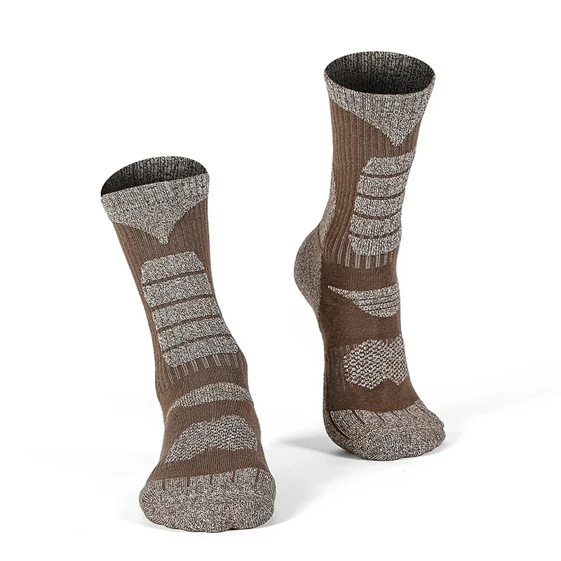 3 Pairs Thicken Winter Warm Socks Men Women Outdoor Sports Socks For Camping Hiking Climbing Ski Thermal Socks Thermococcus M L image 3