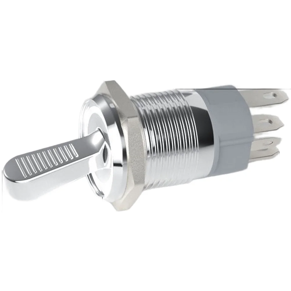 16mm Metal Toggle Switch 2 Position 10A High Current Illuminated Rocker Lever Power Tool Accessories