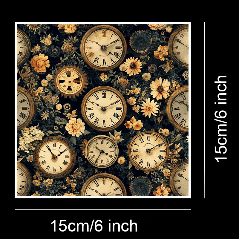 Conjunto de papel para scrapbook de 6 "x 6" (36 folhas): impressões artísticas para scrapbooking, origami, planejador e cartão DIY.