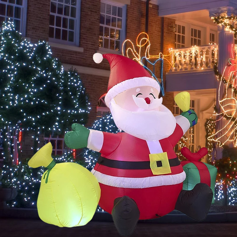 4.9FT/1.5M yılbaşı dekoru şişm - Xmas Outdoor Lighting Decorations incelemesi ve fiyatı