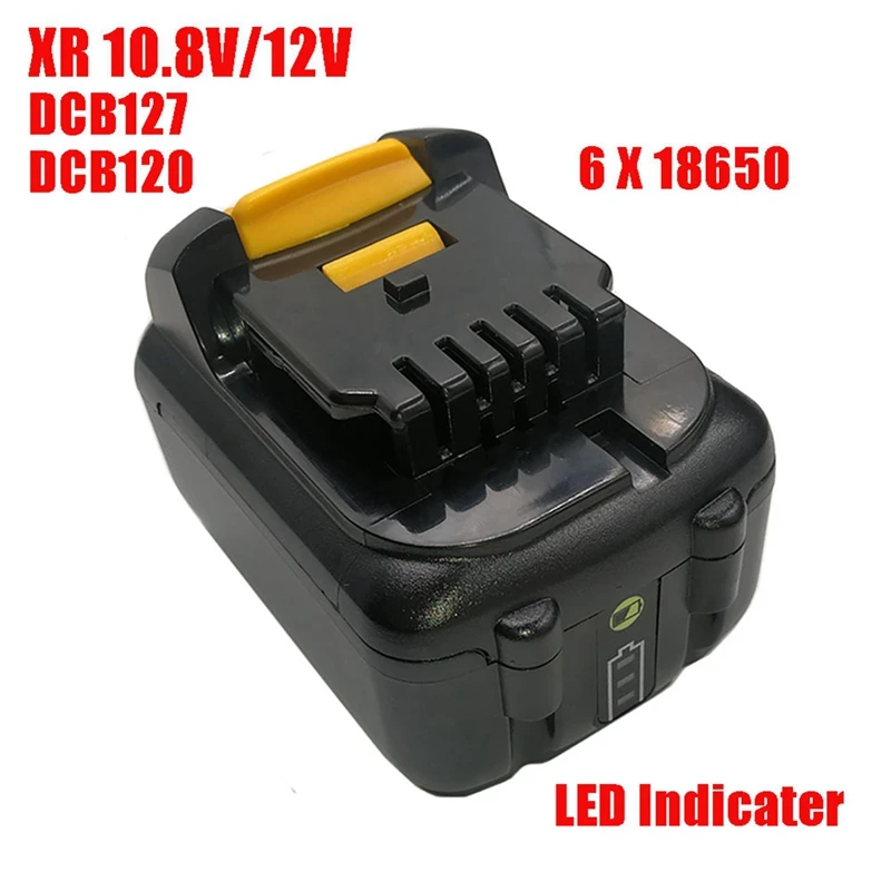 1Pcs DCB120 Battery Plastic Case PCB Charging Protection Circuit Board Case For Dewalt 10.8V 12V Li-Ion Battery Dcb125 Dcb127