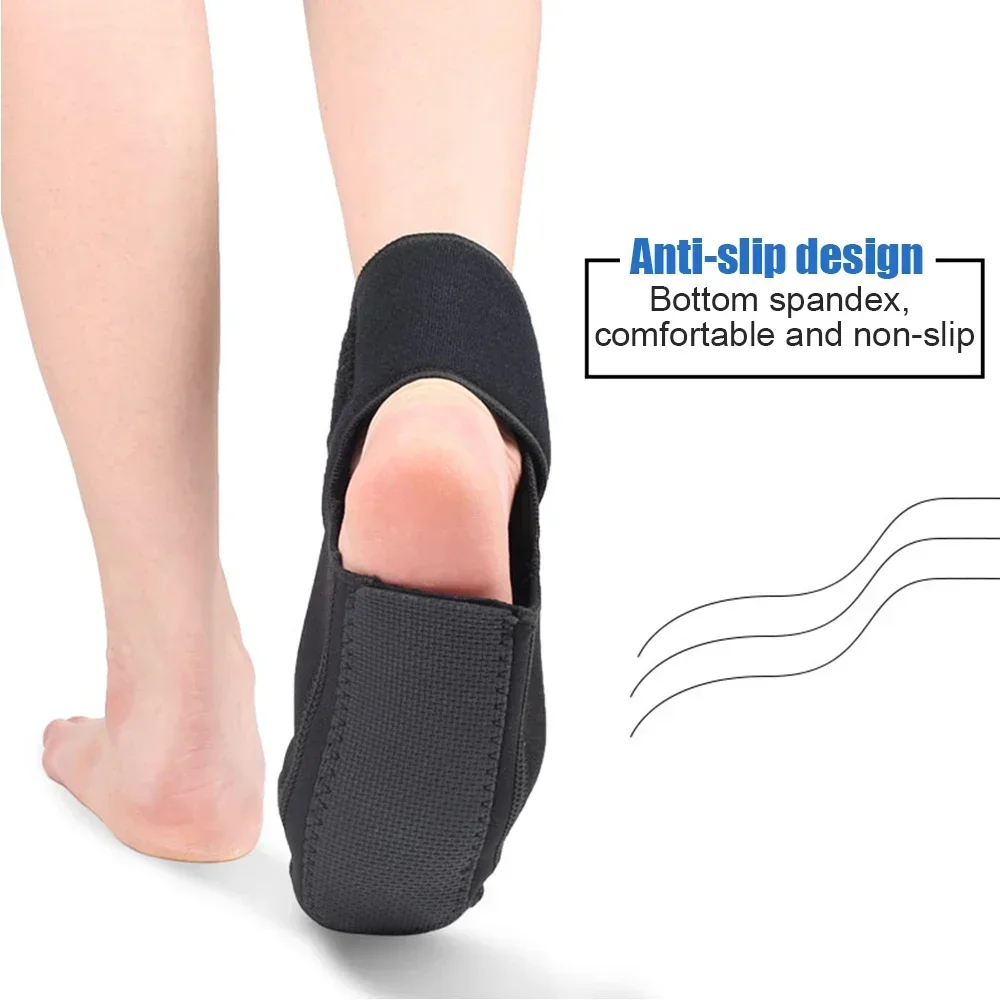 Plantar Fasciitis Noite Splint Sock, Suporte Dorsal Gota Pé Brace, Soft Alongamento Bota talas, Sono e Recuperação Meias