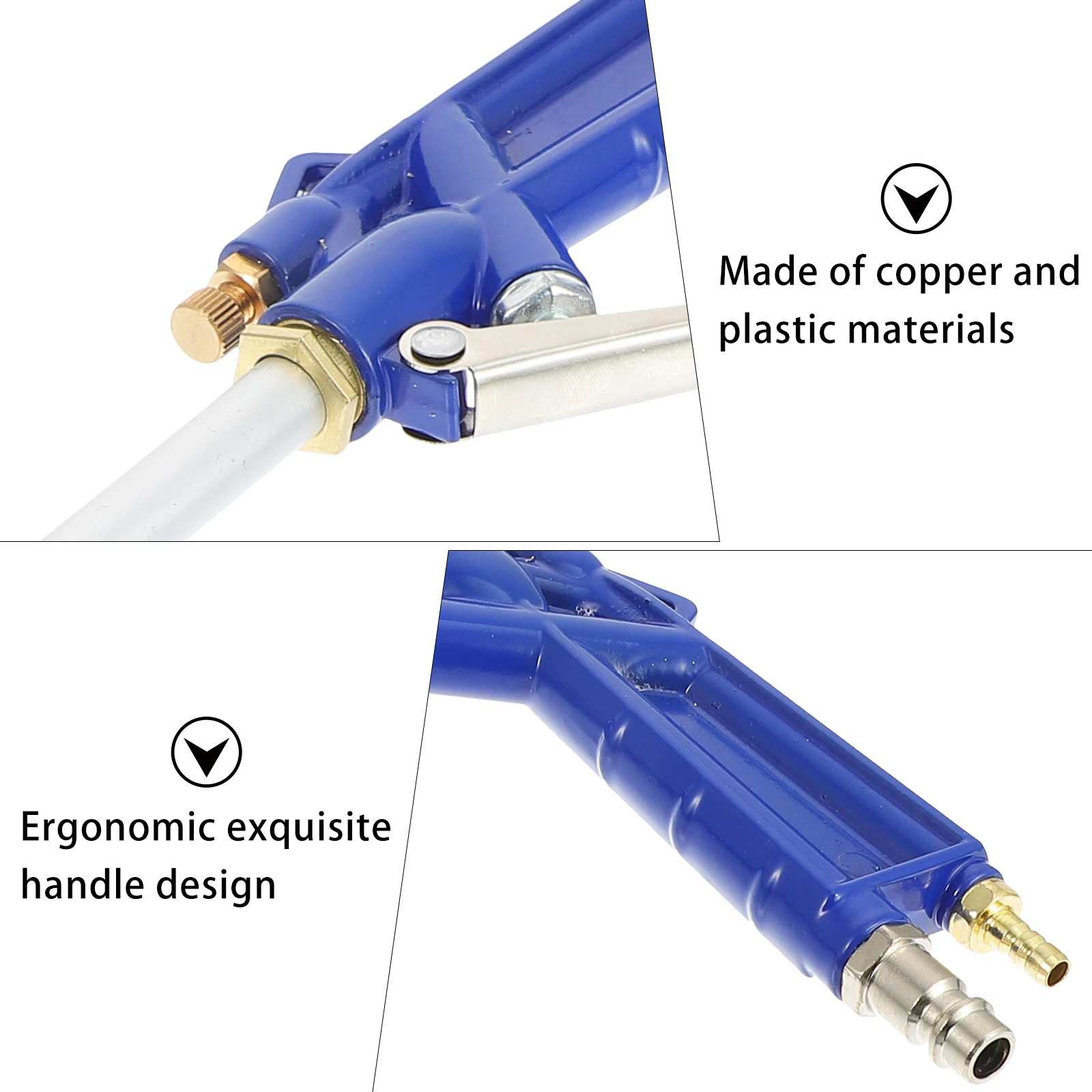 

Adjustable High-Pressure Pneumatic Engine Cleaning Sprayer Tool For Car Automotive Oil Dirt Removal Air Blow Sprayer With Hose