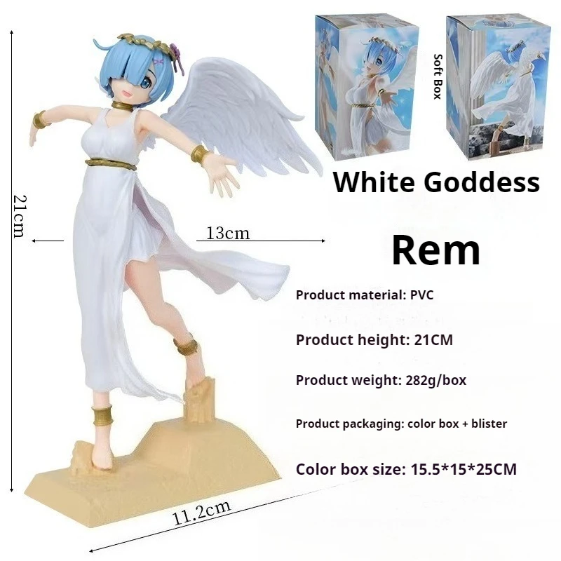 

Re:Zero Rem Figure - Super Ghost Angel, Anime Character Model, Collectible Figurine, Desktop Ornament, PVC Toy, Gift for Fans