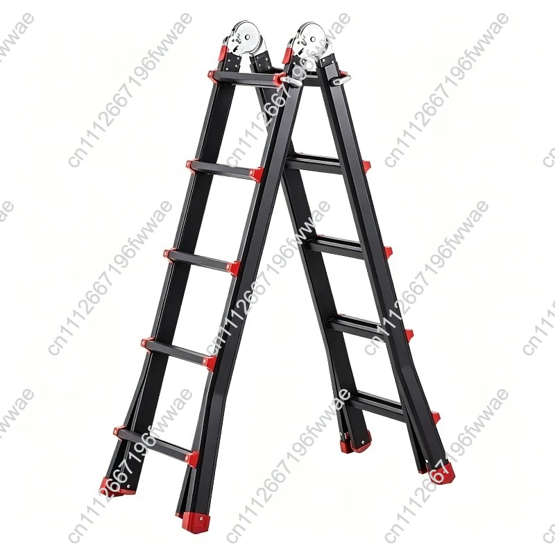 For Retractable ladder Household multi-functional portable lifting building project Aluminum alloy folding herringbone ladder