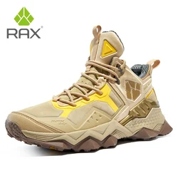 Rax Hiking Shoes Men Waterproof Outdoor Climbing Camping Hunting Boots Trekking Sneakers Tactical Wakling Sport Off road Shoes