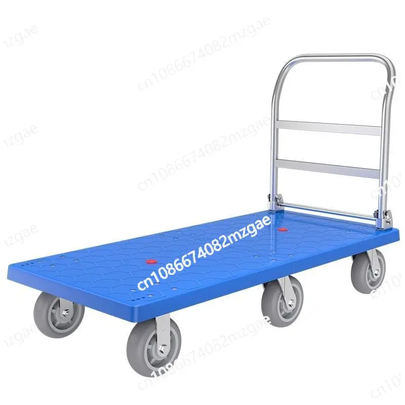

Extra thick extended version trolley, silent large trolley, huge flat truck, five-wheel splicing folding truck