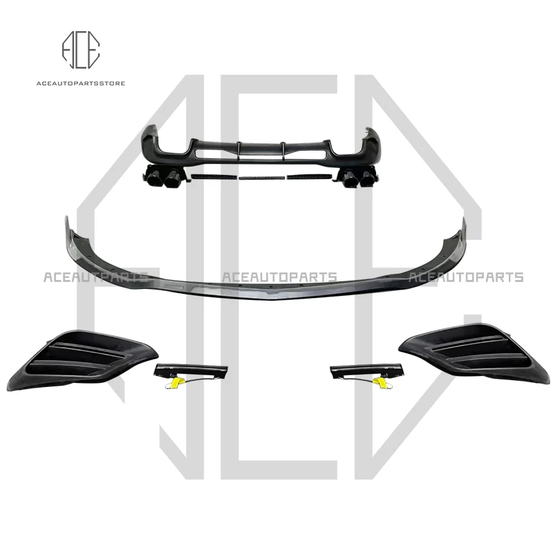 For Mercedes S-Class W223 S400 S450 S500 S580 pp Body Kit Front Lip Rear Diffuser Spoiler Exhaust Tuyere Car Accesorries