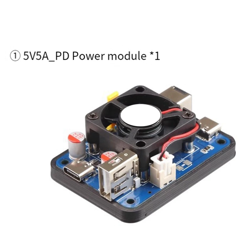 Module d'activation Module d'activation de déclenchement pour Raspberry Pi 5 Jetson 5V5A 27W PD DC USB double entrée large tension double sortie